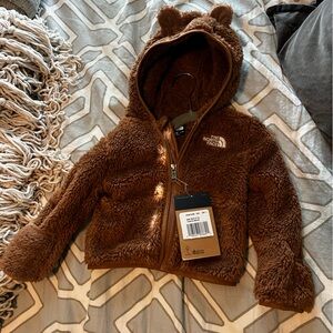 The NorthFace baby bear full zip hoodie 12m NWT